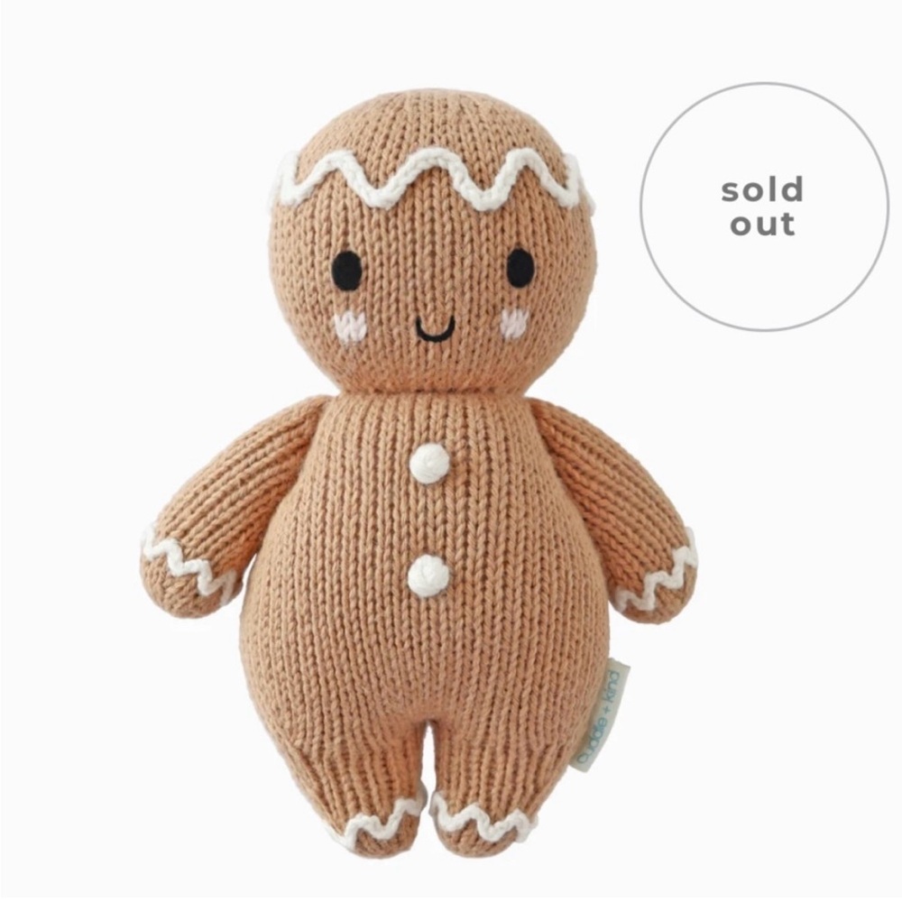 Limit Edition Cuddle + Kind Gingerbread -White Icing